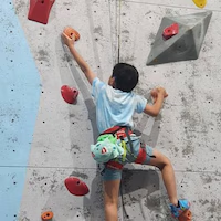My son loves his Pokémon chalk bag. Everyone is always asking where it's from.